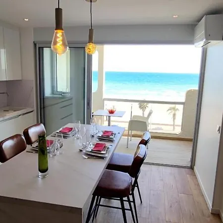 Belle Vue Mer Canet Plage Acces Piscine Couverte Et Chauffee Exterior foto